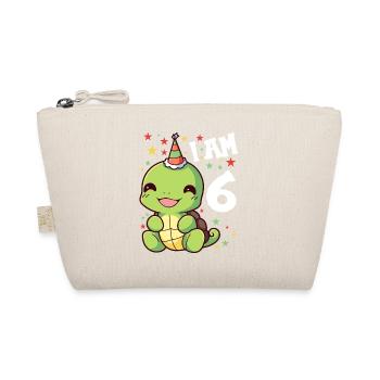 Je suis 6 tortues Tortue 6e anniversaire - Trousse biologique - nature - Devant