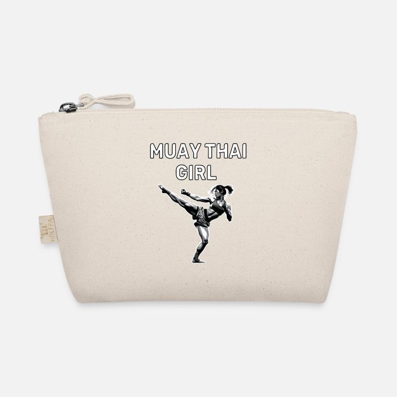 Muay Thai Mädchen - Bio-Täschchen - Natur