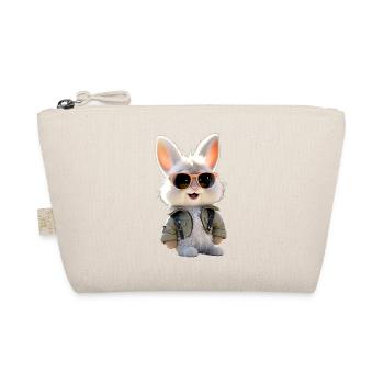 Bunny Rabbit Hare Bunny Gift Cute Bunnies - Organic Pouch - nature - Front