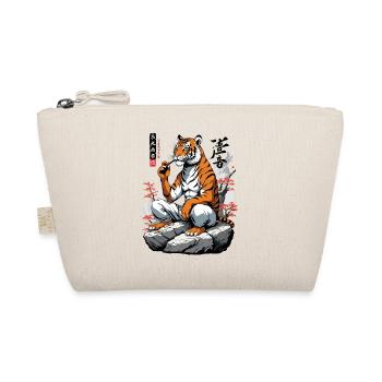 Ukiyo-E Tiger Arts Martiaux Japon Streetwear - Trousse biologique - nature - Devant