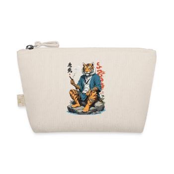 Japanese Tiger Yakuza Anime Kemonomimi Art - Organic Pouch - nature - Front