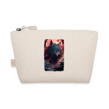 Spirit Wolf Fox Aesthetic Japanese Kitsune - Organic Pouch - nature - Front