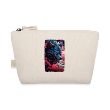 Spirit Wolf Fox Aesthetic Japanese Kitsune - Organic Pouch - nature - Front