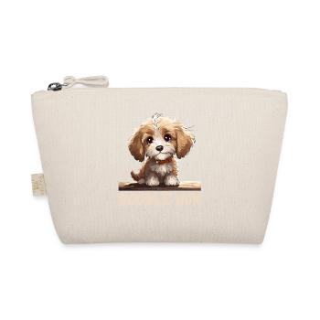 Doodle Mom Labradoodle Hunde Hundemama Pelziger - Bio-Täschchen - Natur - Vorne