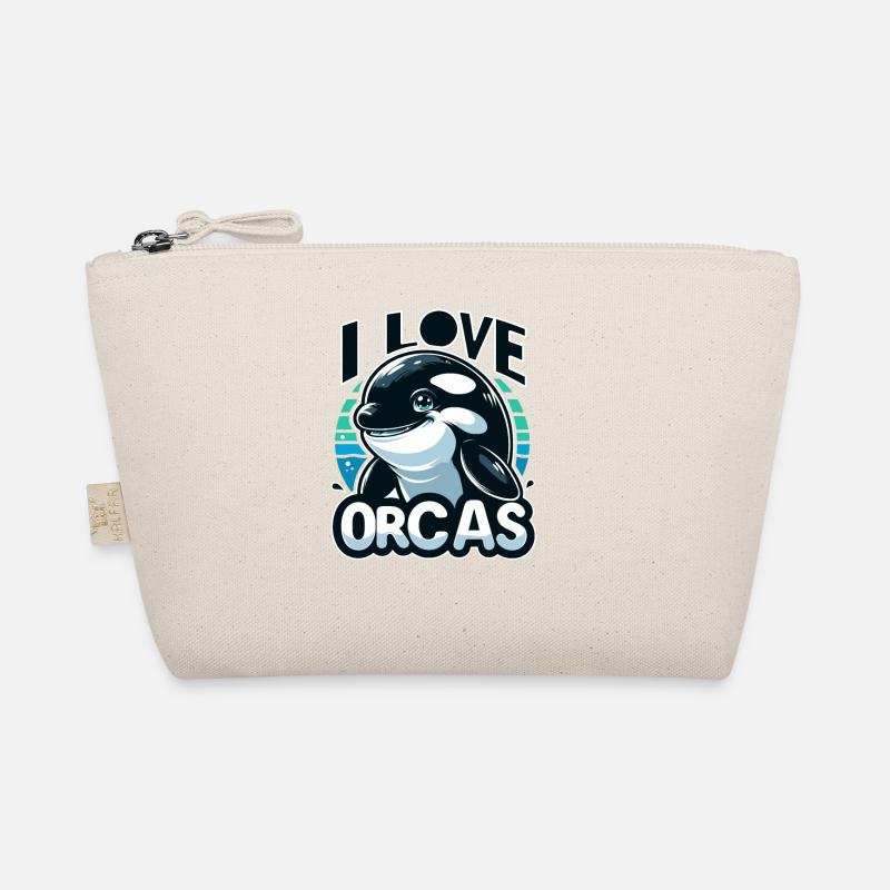 Orca Lover Geschenk Bio-Täschchen