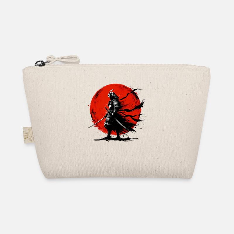 Samouraï japonais Silhouette Vintage Fighter Trousse biologique