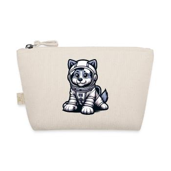 Cute Dog Astronaut - Bio-Täschchen - Natur - Vorne