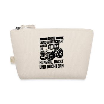 Ohne Landwirtschaft Hungrig Nackt Und Nüchtern - Bio-Täschchen - Natur - Vorne