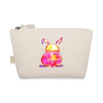 Gute Laune Hase - Bio-Täschchen - Natur - Vorne