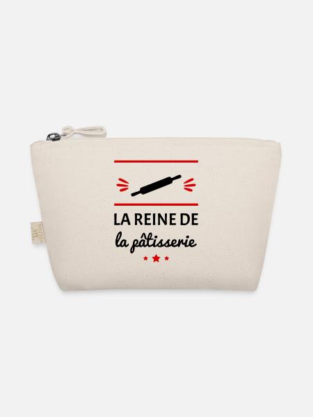 La reine de la pâtisserie, pâtisserie, cadeau mère - Trousse biologique - nature - Devant