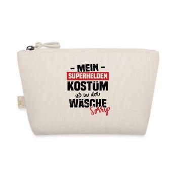 Mein Superhelden Kostüm Ist In Der Wäsche sorry - Bio-Täschchen - Natur - Vorne
