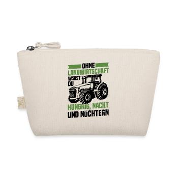 Ohne Landwirtschaft Hungrig Nackt Und Nüchtern - Bio-Täschchen - Natur - Vorne