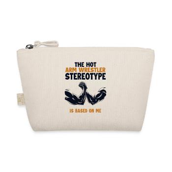 Arm Wrestler Stereotype is Based On Me Trainer - Organic Pouch - nature - Front