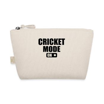 Cricket Mode On - Cricketing Cricketer Cricket Pla - Bio-Täschchen - Natur - Vorne