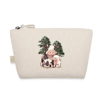 Amis Amitié Vache Cochon Animaux Ensemble - Trousse biologique - nature - Devant