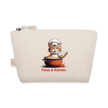 Pattes et Ramen Drôles De Chats Amoureux Des Animaux - Trousse biologique - nature - Devant