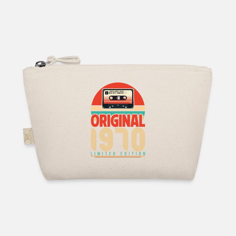 Vintage 1970's Anniversary Gift. Retro 1970. Organic Pouch