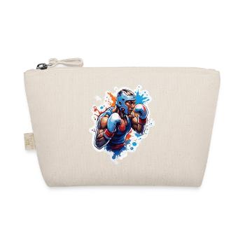 Boxer / Sports / Fight / Arena / Boxing Ring / Fists - Organic Pouch - nature - Front