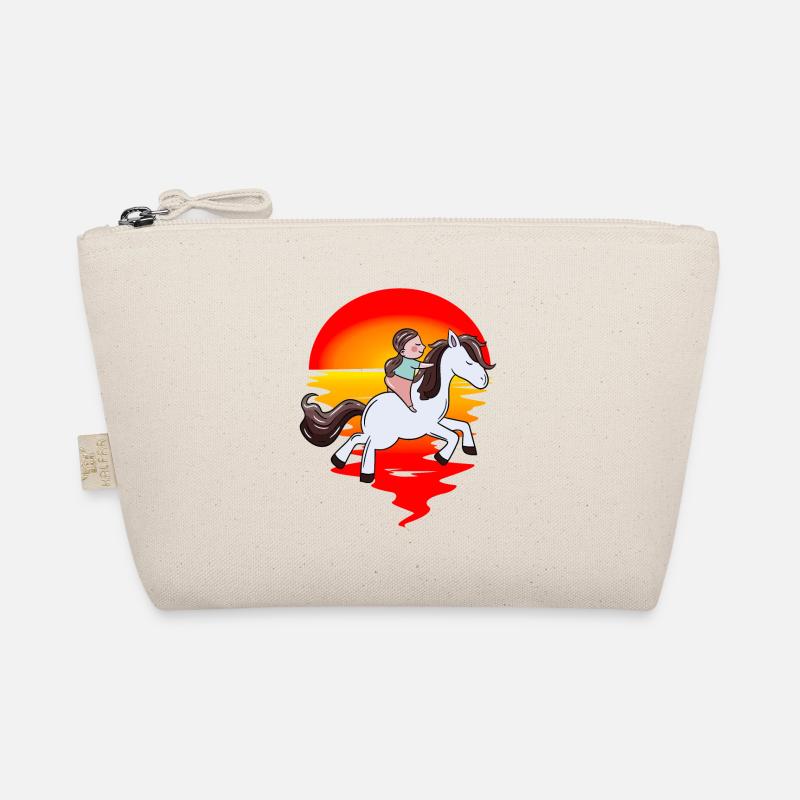 Cavalier, Cheval, Enfants, Coucher De Soleil, Balade, Destrier Trousse biologique