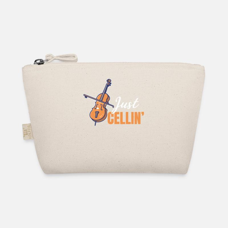 Just Cellin' Funny Cellist Music Orchestra Organic Pouch