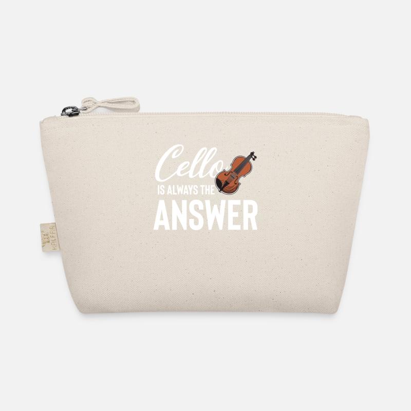 Cello Is Always The Answer Cellist Musical Organic Pouch