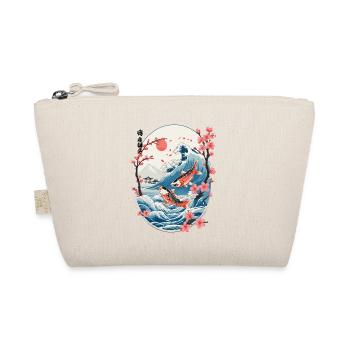 Vintage Ukiyo-E Koi carpe cerisier fleur Design - Trousse biologique - nature - Devant