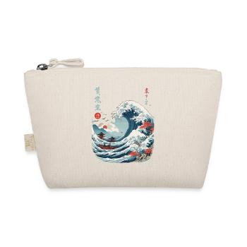 Japonais Kanagawa Wave Vintage Ukiyo-E - Trousse biologique - nature - Devant