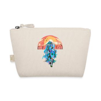 Wilderness Fantasy Wild Horse Horses Pony Stallion Colorful - Organic Pouch - nature - Front