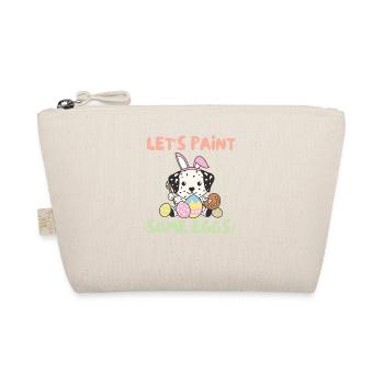 cute dogs for easter dalmatians - Organic Pouch - nature - Front