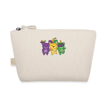 Mardi Gras Bär Faschings Kostüm - Bio-Täschchen - Natur - Vorne