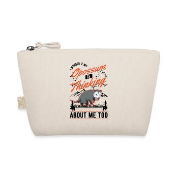Opossum Gift Possum Marsupial - Organic Pouch - nature - Front