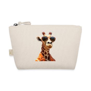 Giraffe, Wilderness, Safari, Africa, Wild Cute Giraffes - Organic Pouch - nature - Front