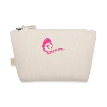 I've got the best mom in the world groovy - Organic Pouch - nature - Front