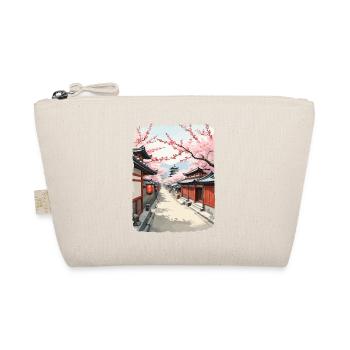 Fleurs de cerisier Japon Streetwear Street Art Design - Trousse biologique - nature - Devant