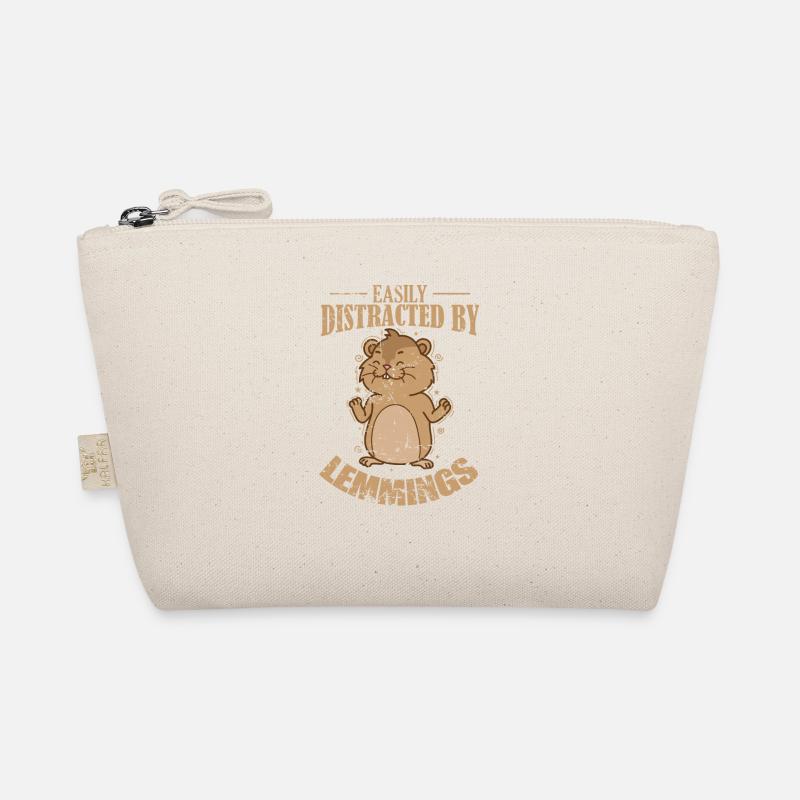 Easily Distracted by Lemmings Rodent Organic Pouch