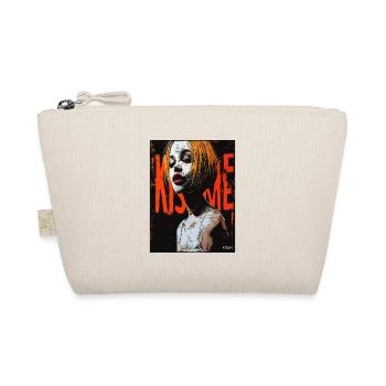 Emo Punk Cyber Girl, Embrasse-moi - Trousse biologique - nature - Devant