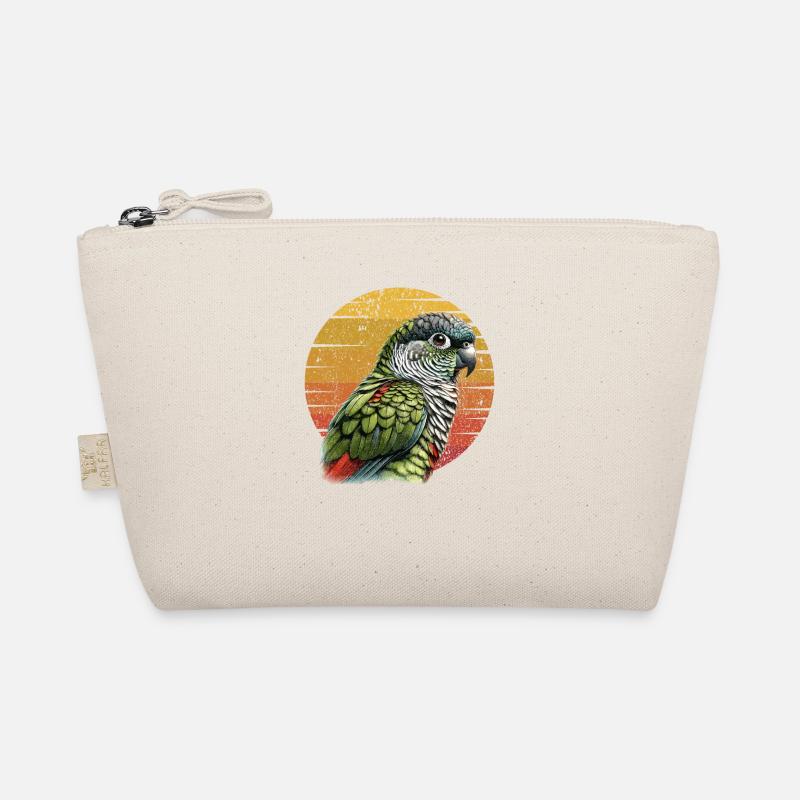 Green Cheeked Conure Cute Conure Parrot Organic Pouch