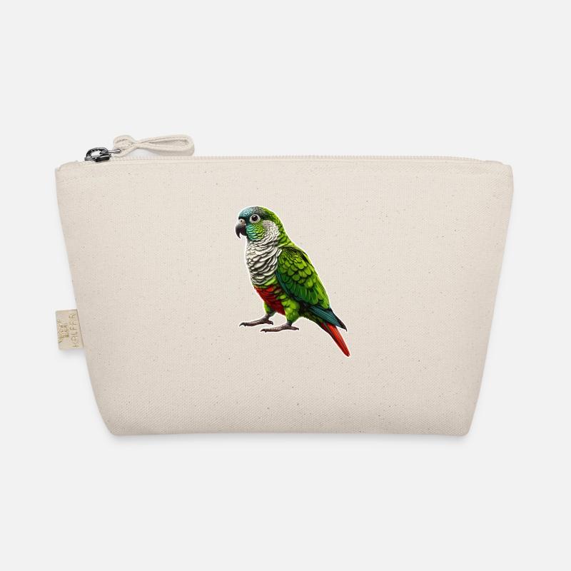 Green Cheeked Conure Drawing Conure Parrot Organic Pouch
