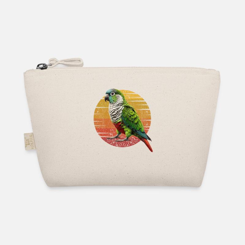 Green Cheeked Conure Funny Conure Parrot Organic Pouch