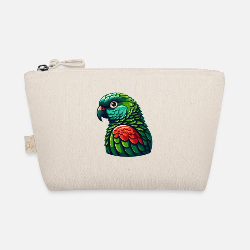 Green Cheeked Conure Cute Conure Parrot Organic Pouch