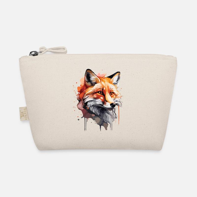 Cute Fox Organic Pouch