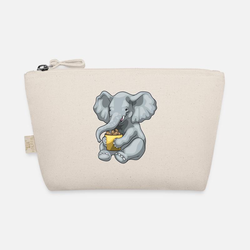 Elefant Erdnüsse Bio-Täschchen