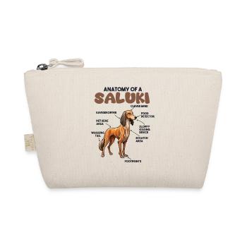 Hunde Erklärung Anatomy eines Saluki - Bio-Täschchen - Natur - Vorne