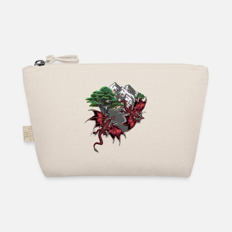 Fantasy Drachen Figur Magie Märchen Märchenfigur Bio-Täschchen