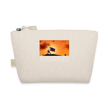 Philippines Filipino Flag Pride I Gift - Organic Pouch - nature - Front