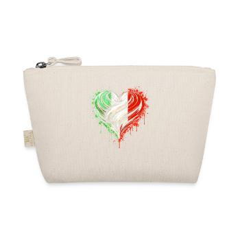 Italian Heart - Organic Pouch - nature - Front