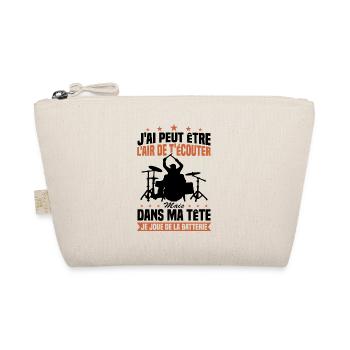 In my head I'm playing drums - Organic Pouch - nature - Front