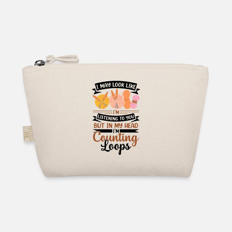Funny Crochet Design Organic Pouch