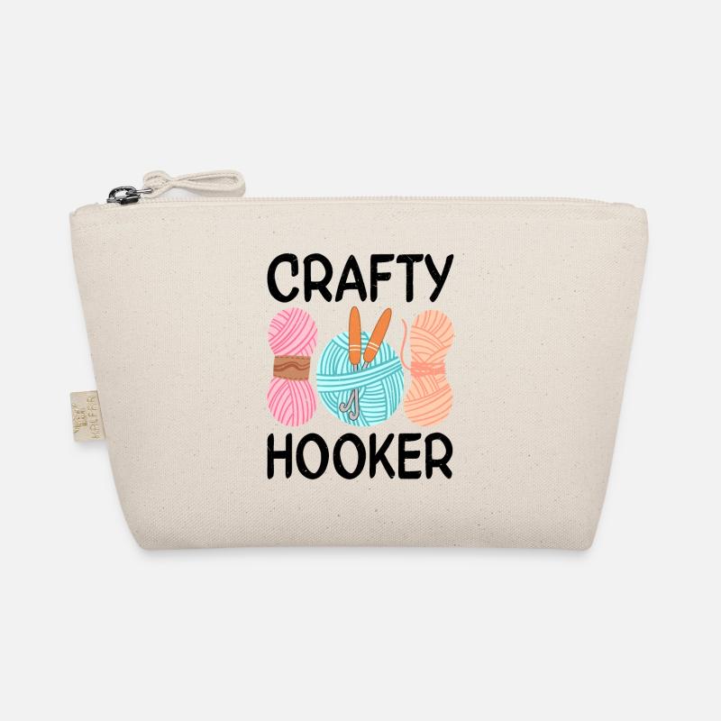 Funny Crochet Design Organic Pouch