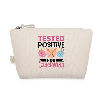 Funny Crochet Design - Organic Pouch - nature - Front
